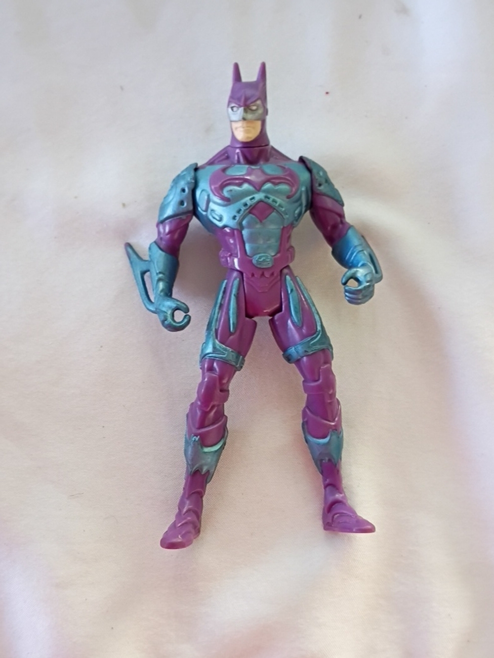 EUC Vintage Batman & Robin Series 2 Battle Board Batman 5" 1998 Kenner